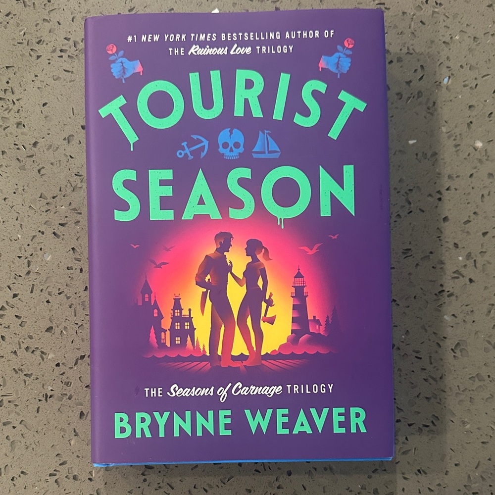 Tourist Season by Brynne Weaver - Purple Hardcover Novel